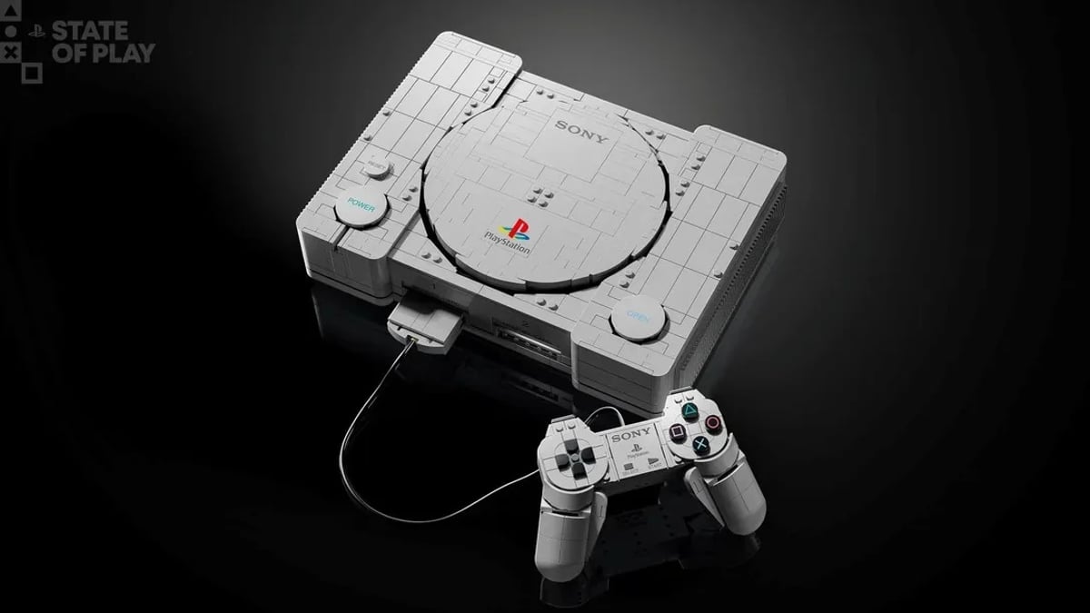 A Lego replica of the original PlayStation will be available next month