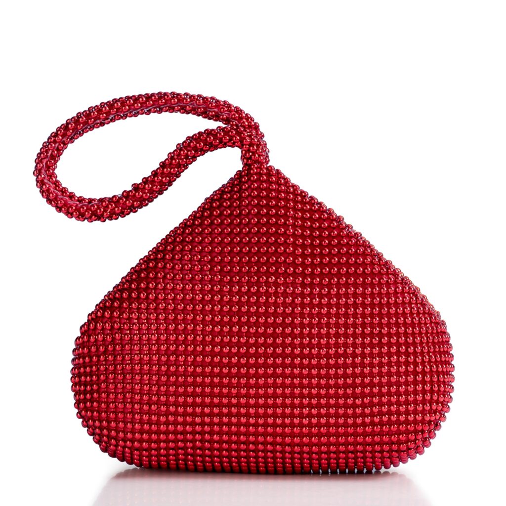 BABEYOND Women's Vintage Beaded Triangle Clutch Evening Bag
