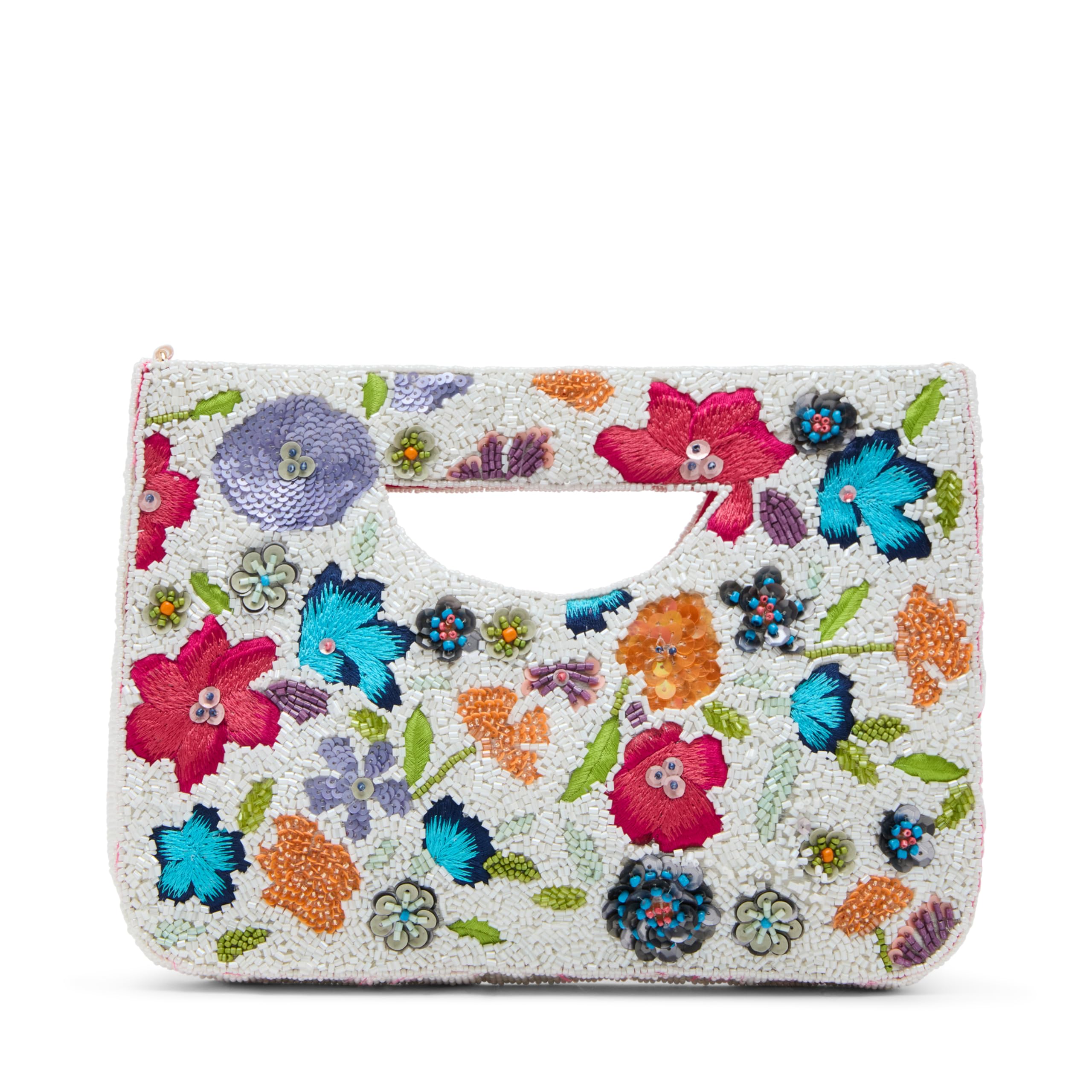 Betsey Johnson Multi-Colored Beaded Floral Handbag