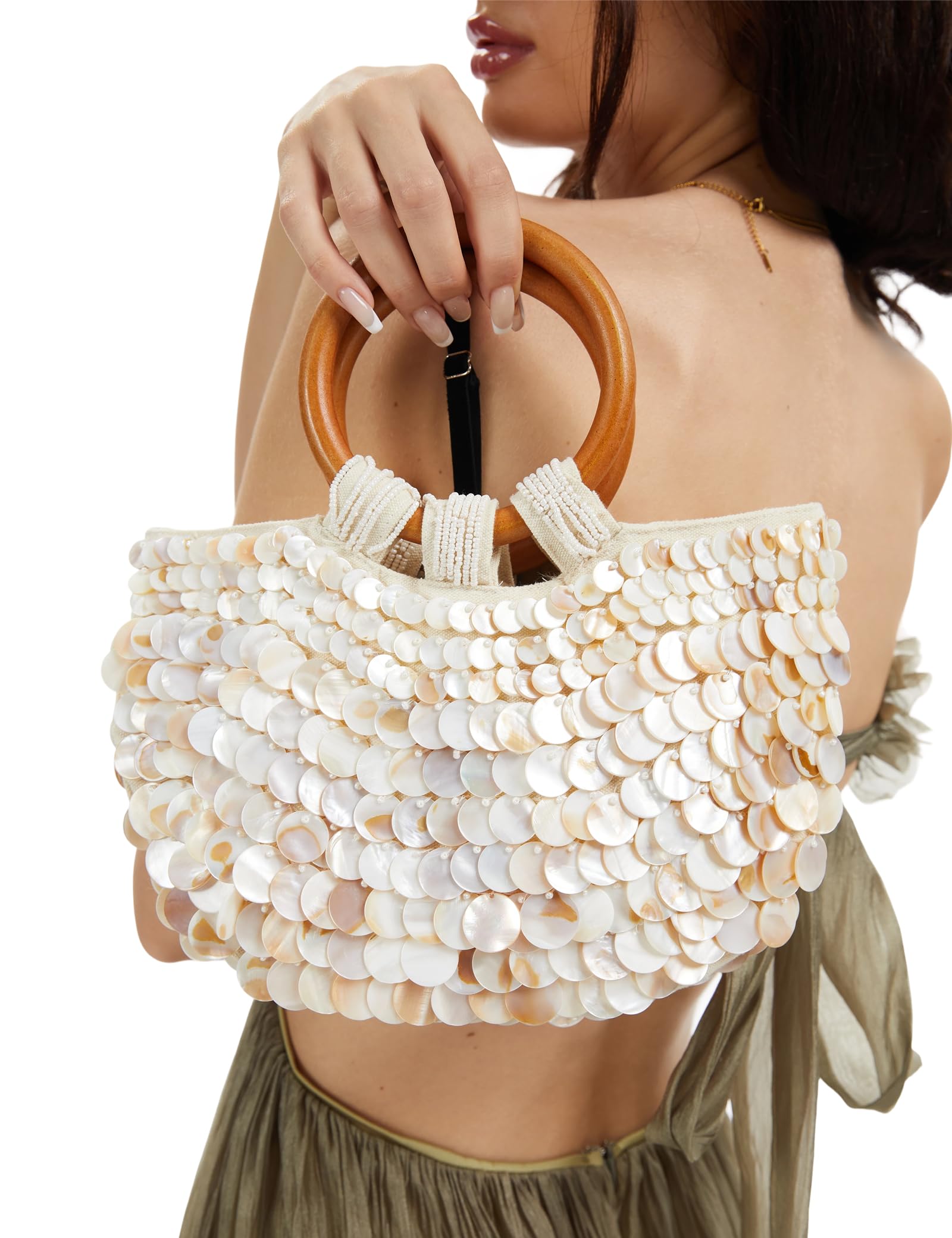 Miuco Handmade Seashell Purse