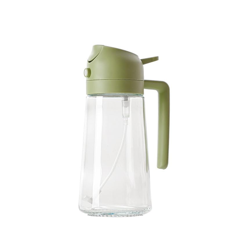 16oz/470ml 2-in-1 Glass Oil Sprayer & Pourer