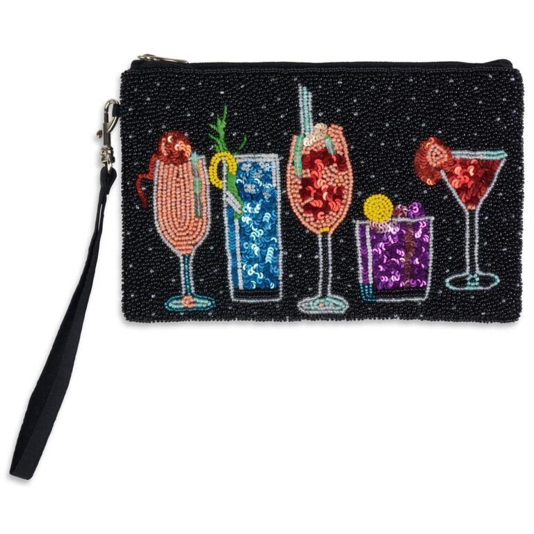 Bamboo Trading Company SHB628 Multicolor Cocktail Mingle Club Bag