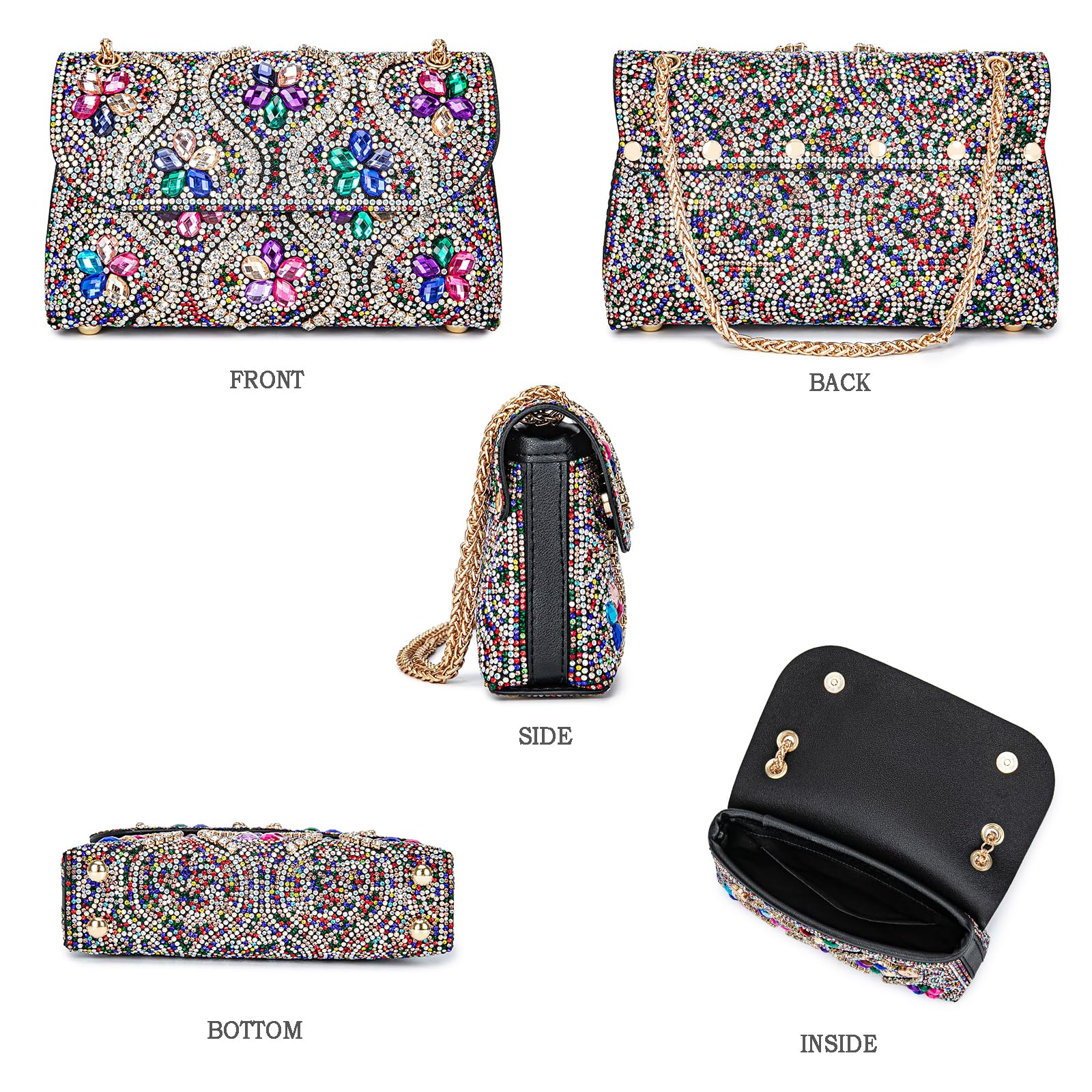 BBTT.ful Full Flower Evening Handbag