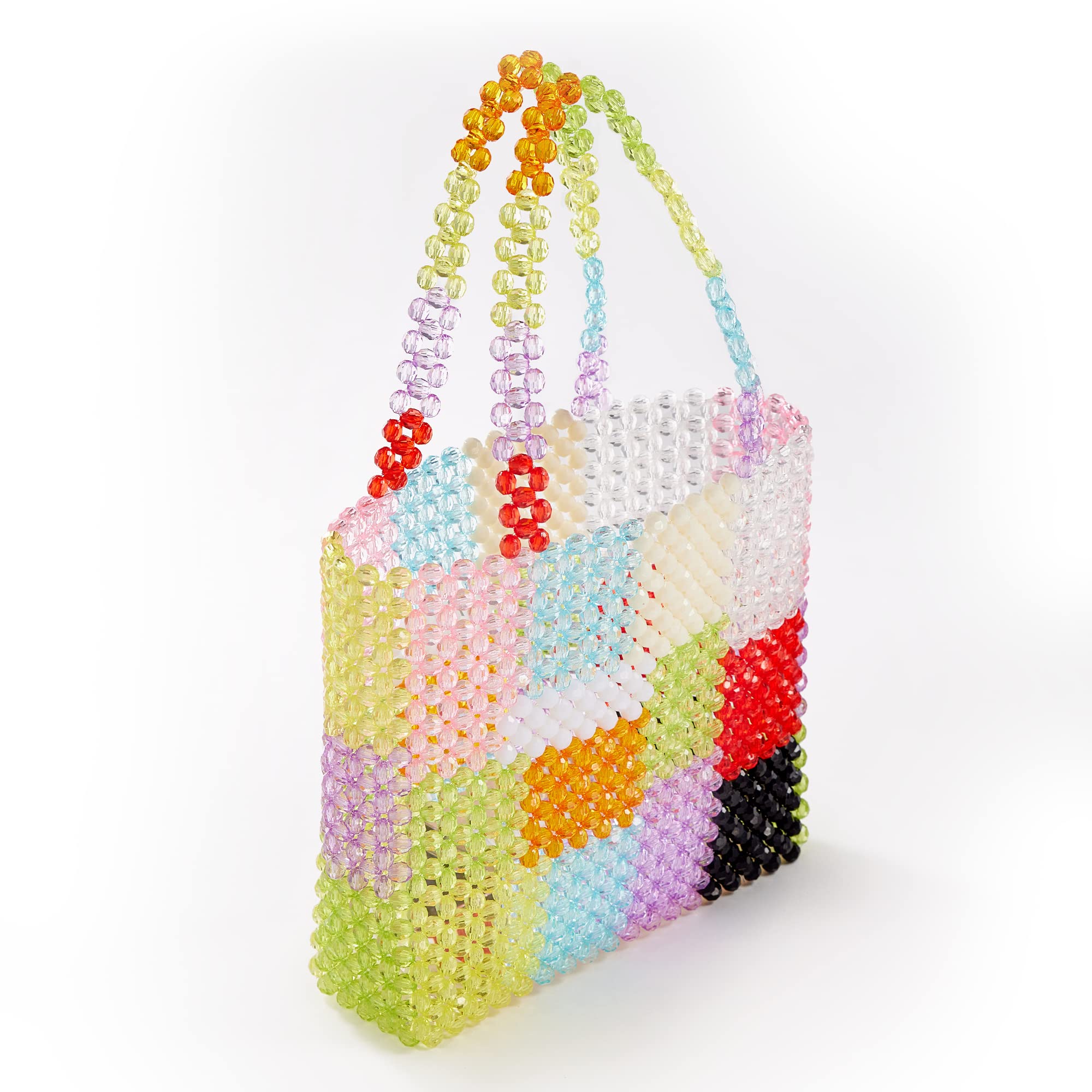 Grandxii Handmade Acrylic Beaded Tote Bag