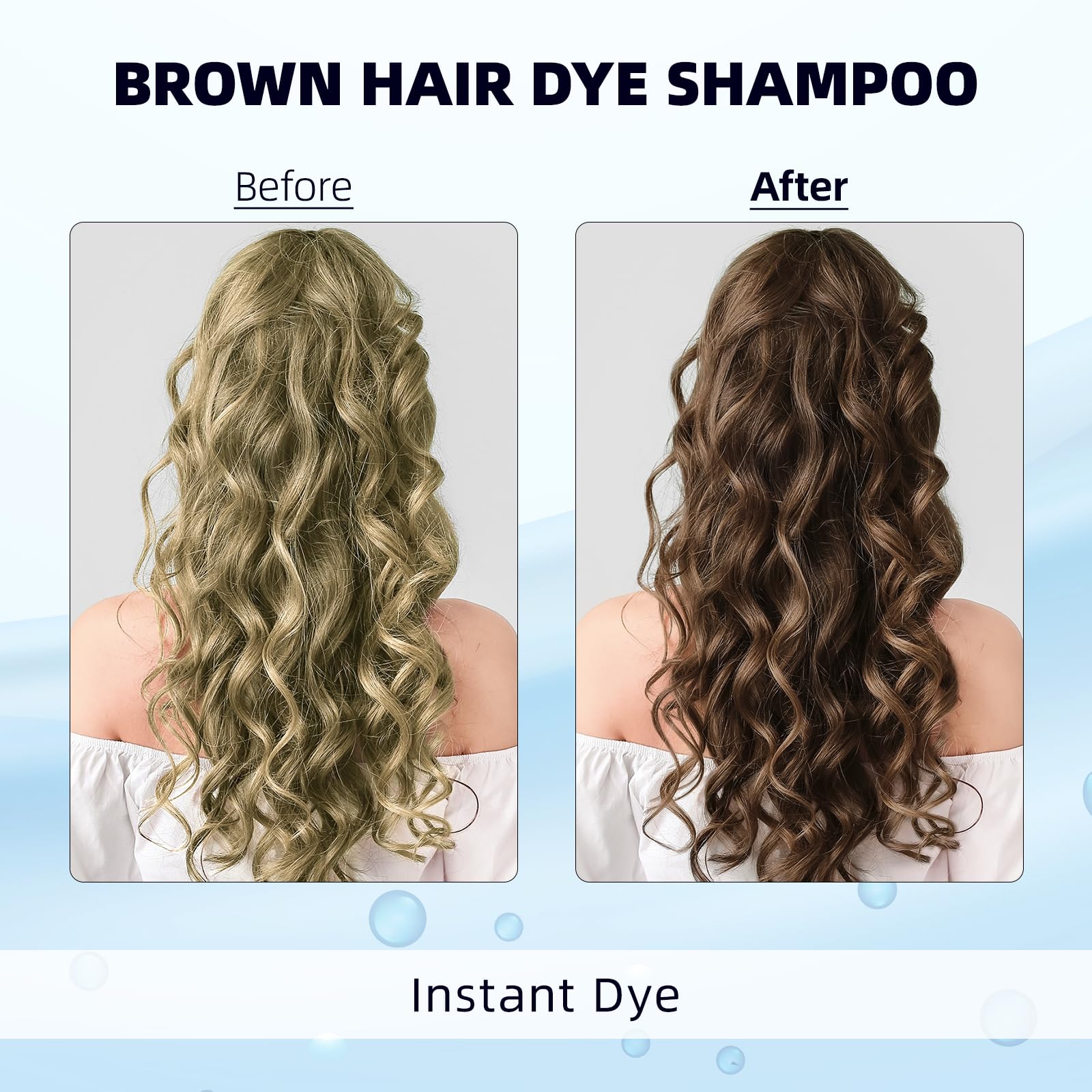 Ivnil Dark Brown 3-in-1 Hair Dye Shampoo