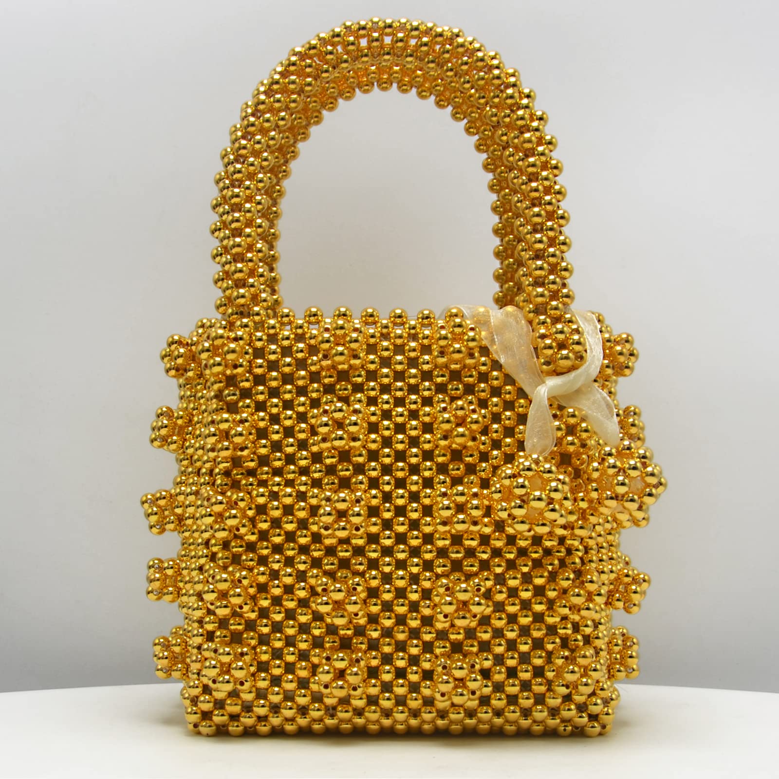 Miuco Women's Handmade Beaded Tote Bags