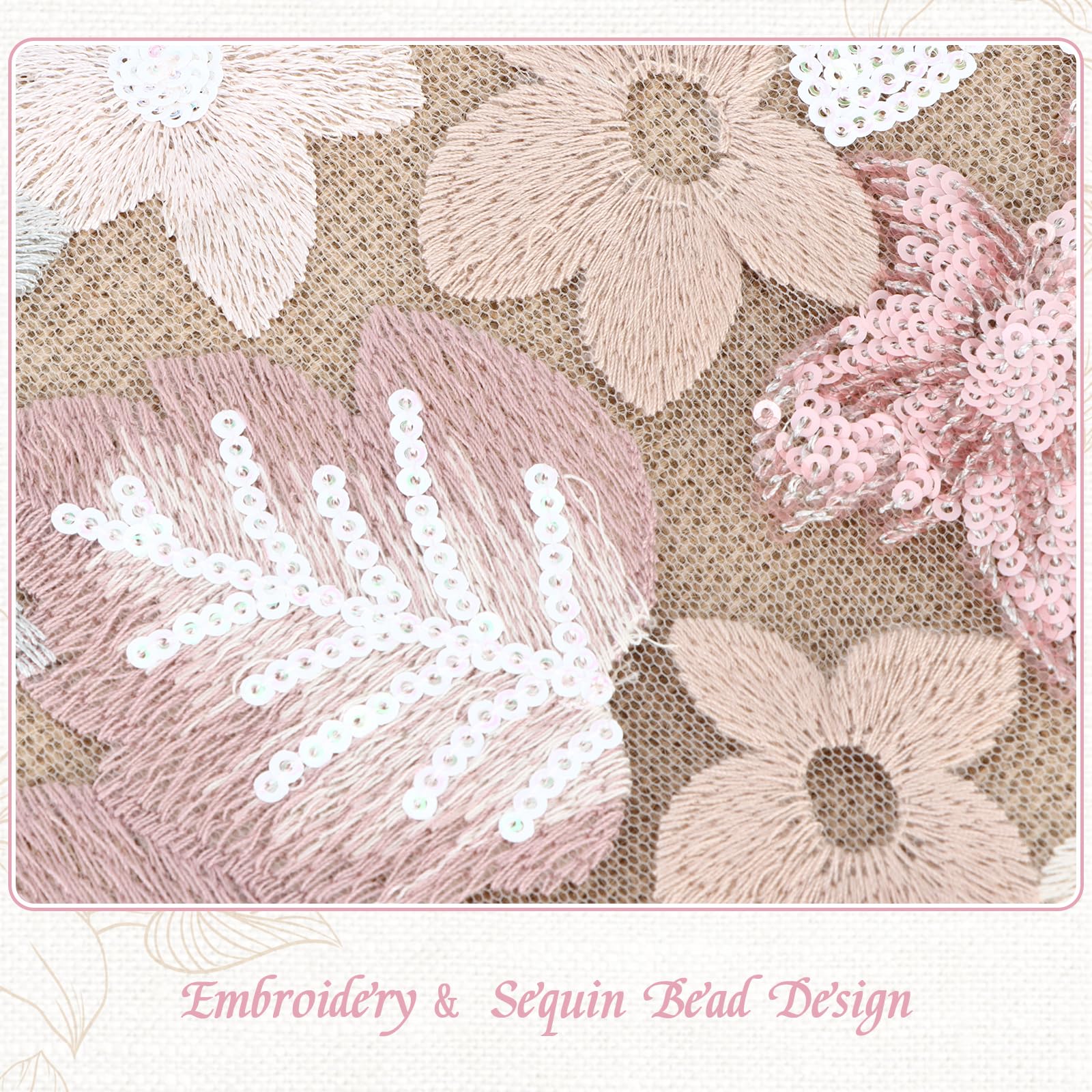 Oweisong Floral Clutch Purses