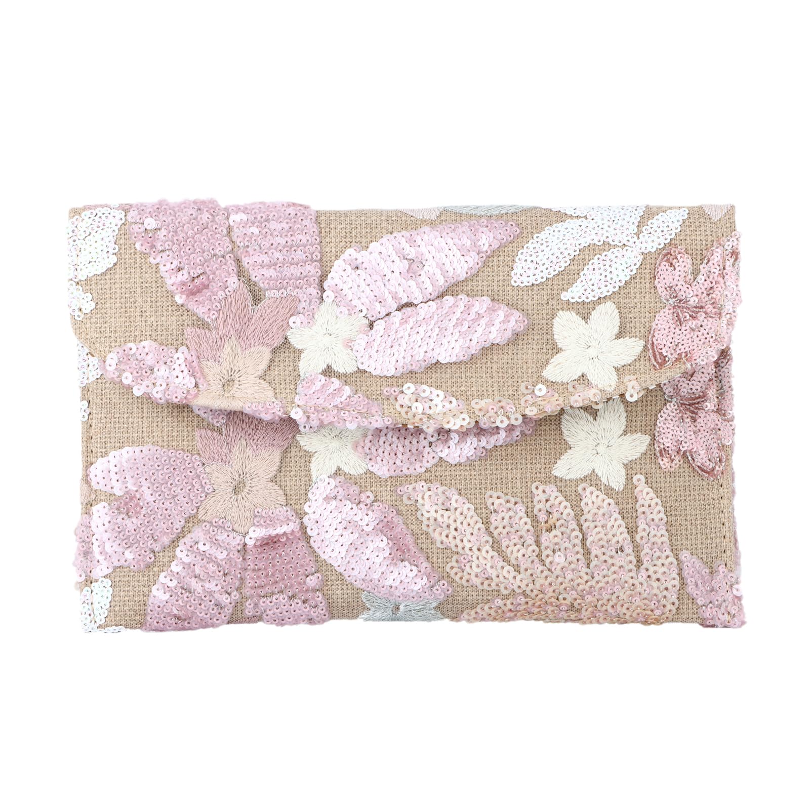 Oweisong Floral Clutch Purses