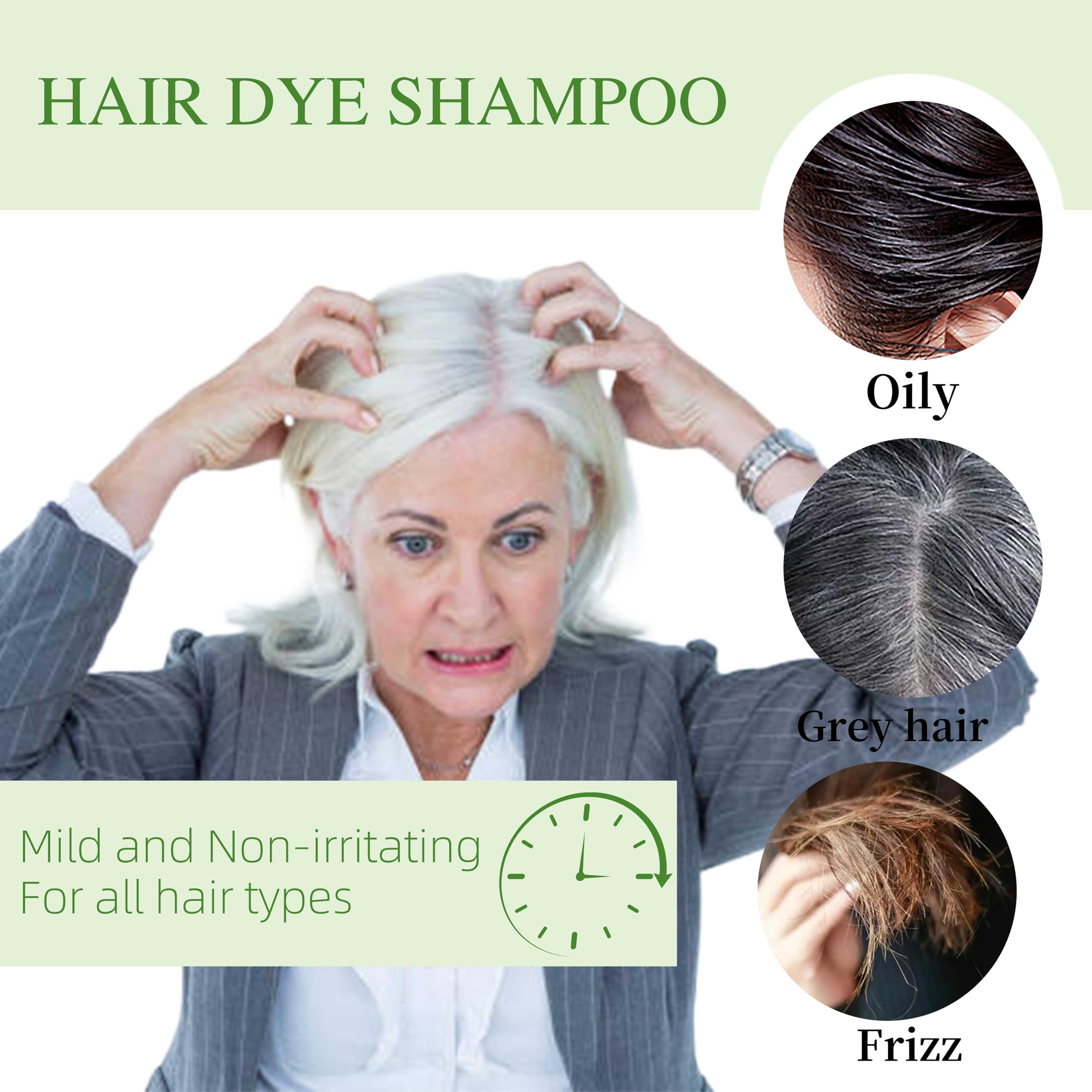 SHIHUANUO 3-in-1 Hair Dye Shampoo