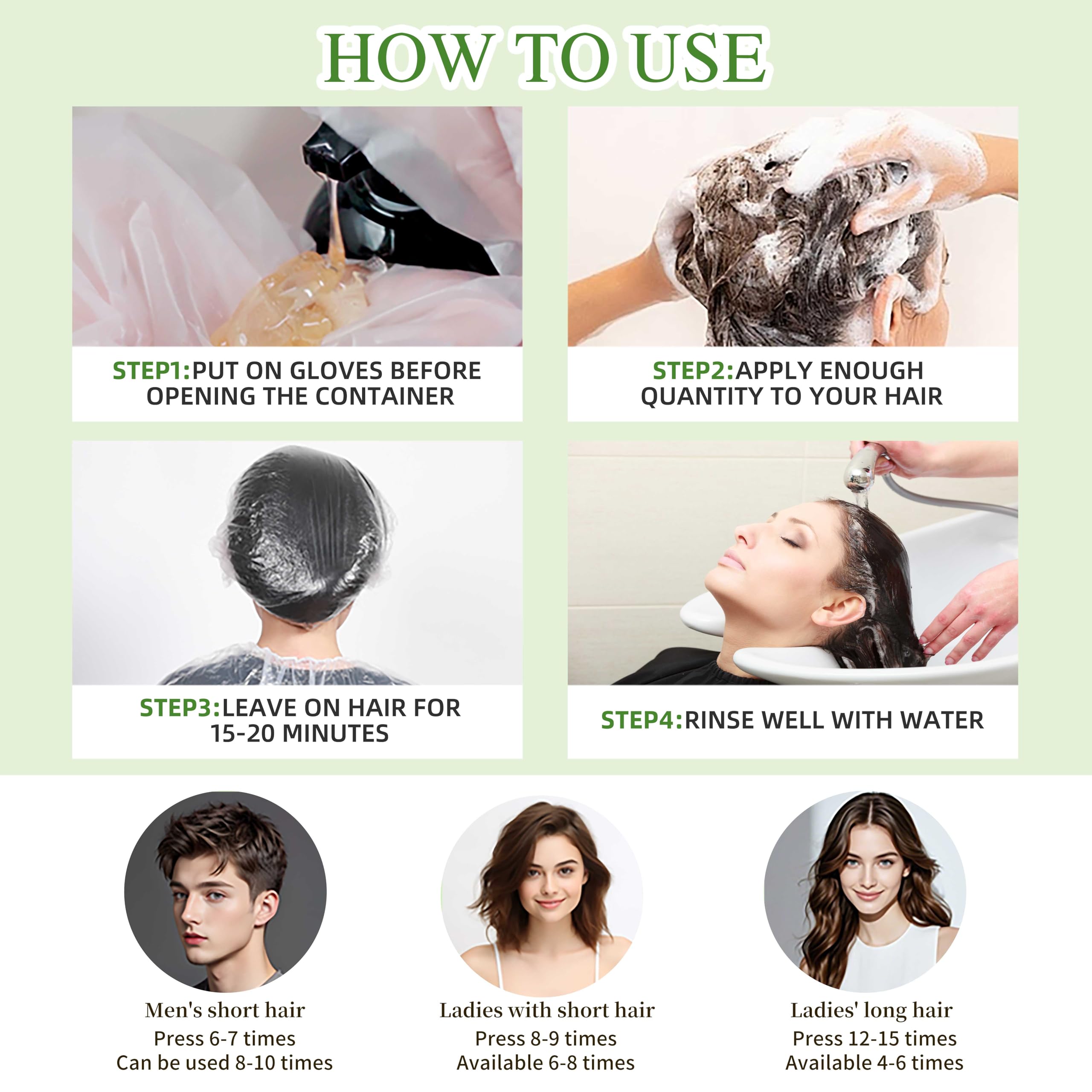 SHIHUANUO 3-in-1 Hair Dye Shampoo