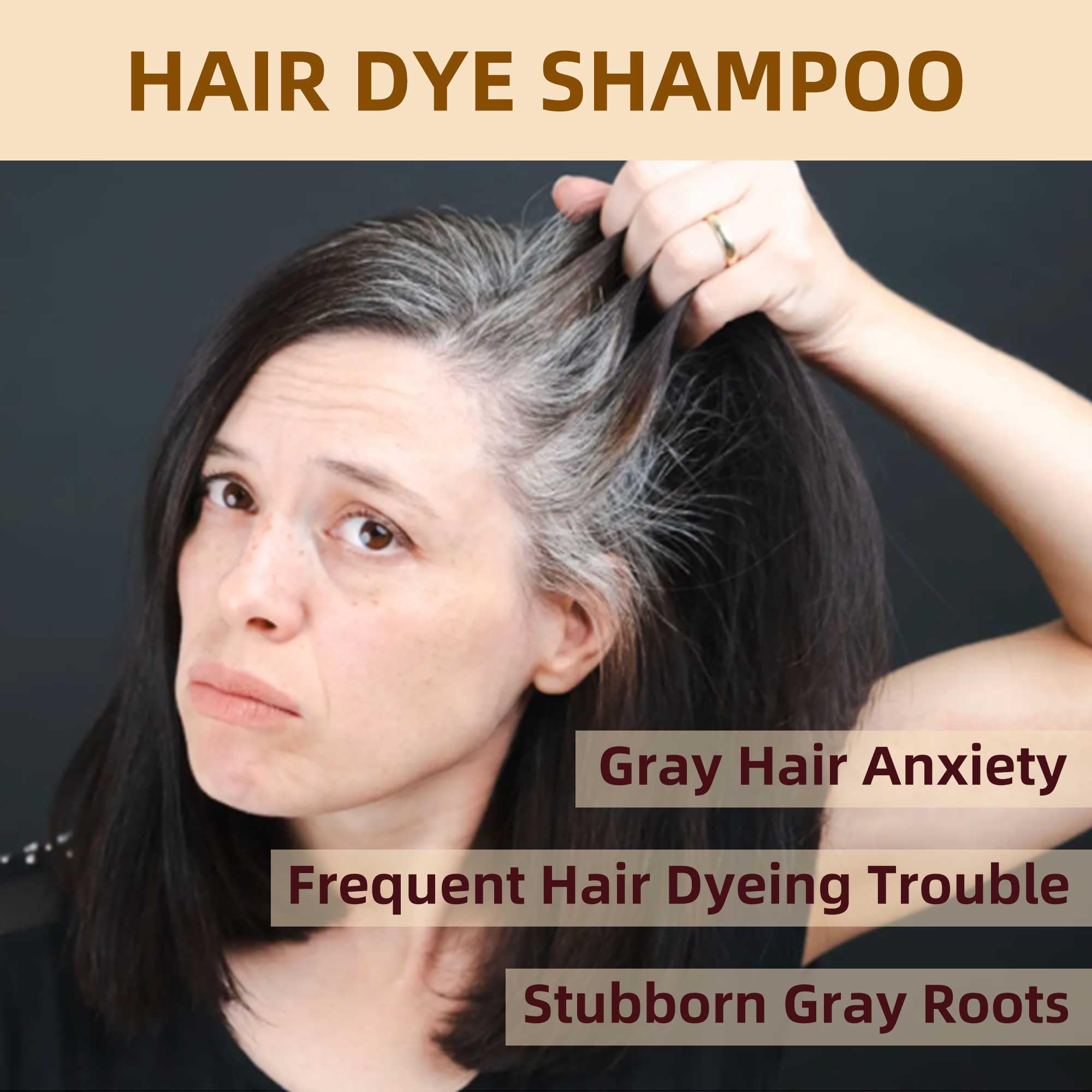 SHIHUANUO Black Hair Dye Shampoo