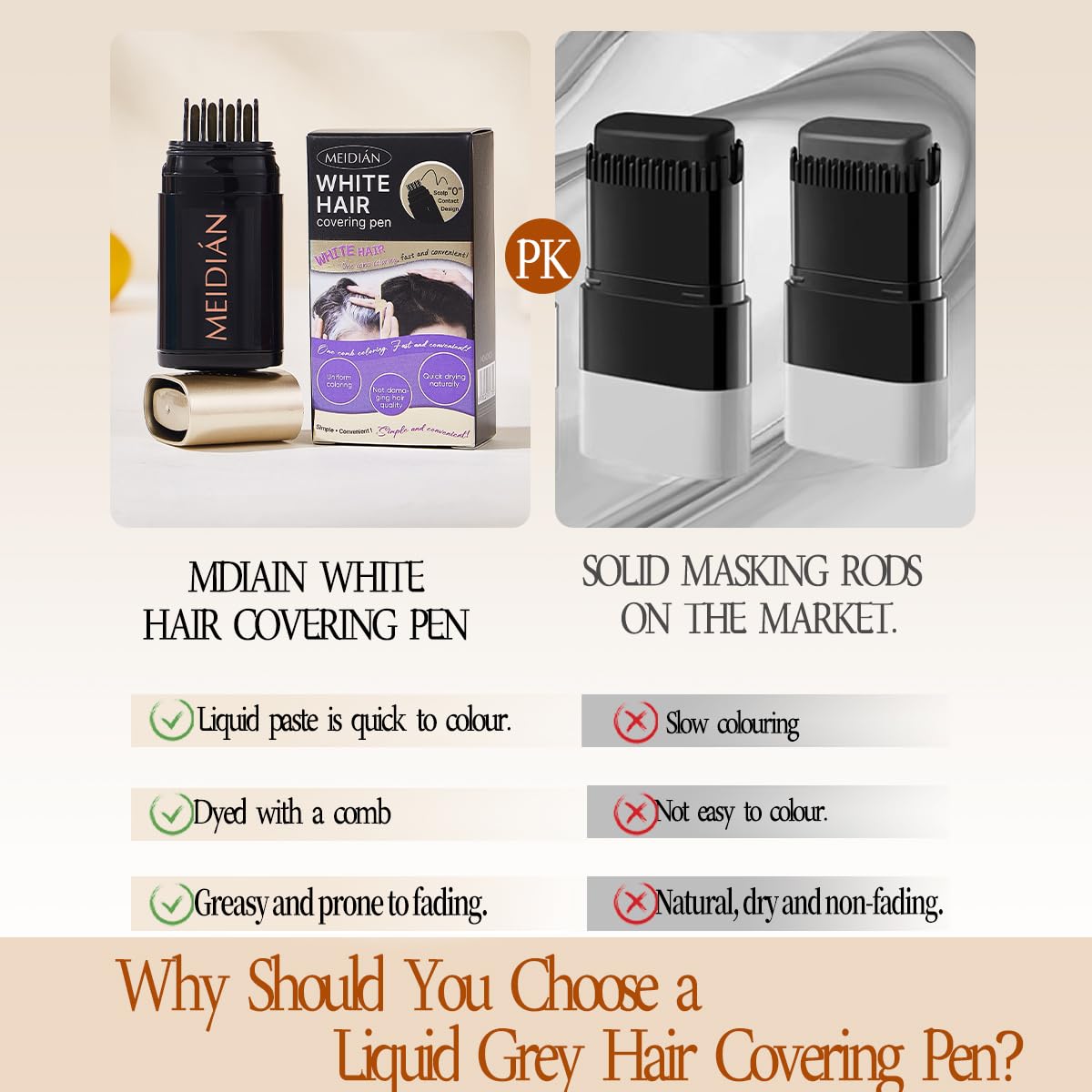 Waterproof and Sweatproof Hair Dye Comb
