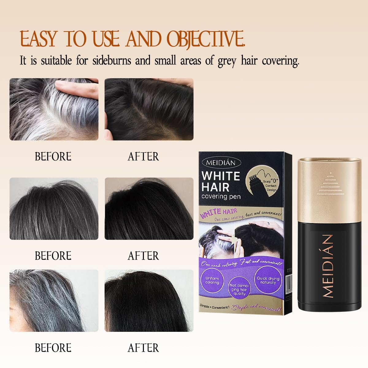 Waterproof and Sweatproof Hair Dye Comb